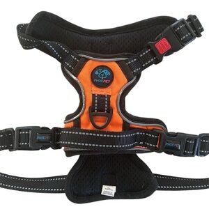 Phoepet small dog harness orange